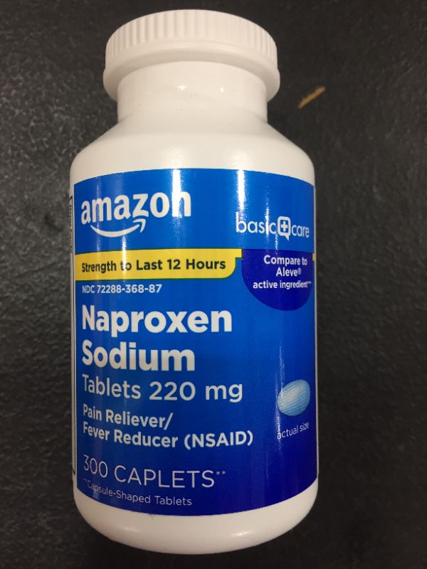 Photo 2 of Basic Care Naproxen Sodium Tablets, 300 Count (Pack of 1) 300 Count