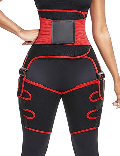 Photo 1 of Women High Waist Thigh Trimmer Thigh Compression Wrap Neoprene