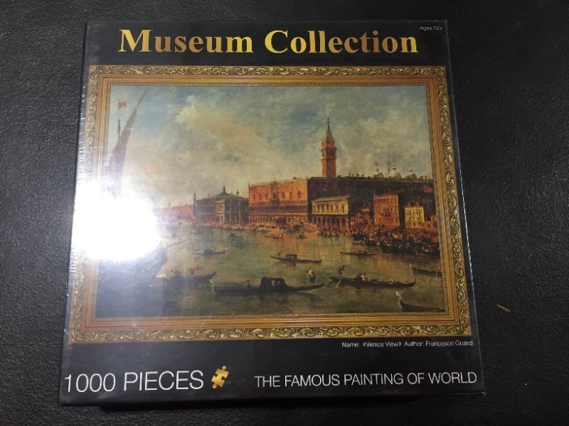 Photo 3 of Deerbird Jigsaw Puzzle 1000 Piece - Busy Port - Famous Painting Series