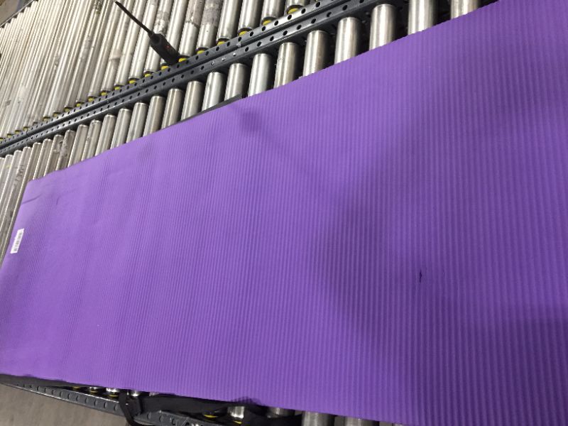 Photo 5 of BalanceFrom GoYoga All-Purpose 1/2-Inch Extra Thick High Density Anti-Tear Exercise Yoga Mat with Carrying Strap *** SMALL DAMAGE AREA LESS THAN 1/2 INCH WIDE SHOWN BELOW ***