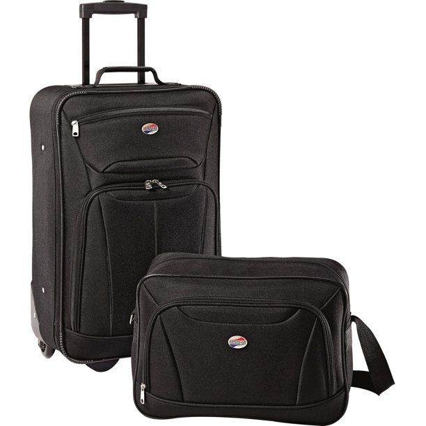 Photo 1 of American Tourister  2 Piece Softside Luggage Set, 15" Bag, 21" Carry-on