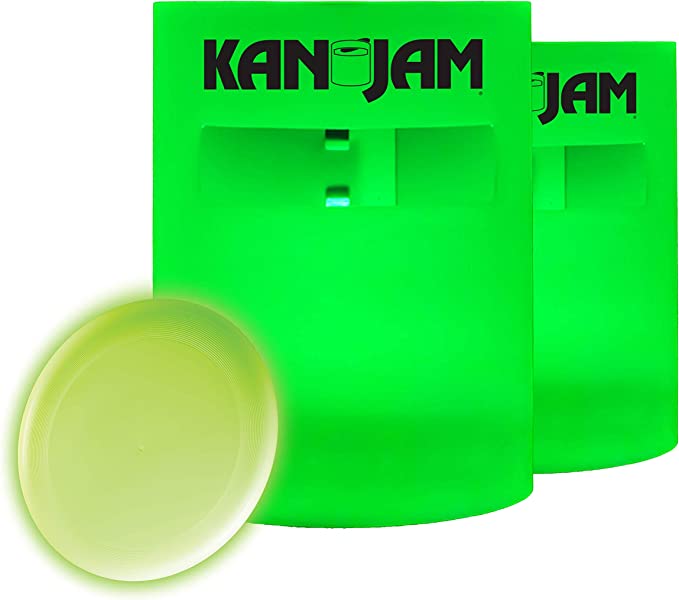 Photo 2 of Kan Jam Illuminate Light-Up Game Set – Includes Two Light-Up Targets and One LED Light-up Disc – Play Day or Night – Features Portable Construction
