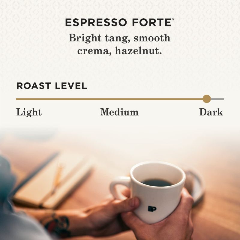 Photo 2 of [EXP 6-26-22] Peet's Coffee, Espresso Forte - Dark Espresso Roast Whole Bean Coffee - 32 Ounce Bag

