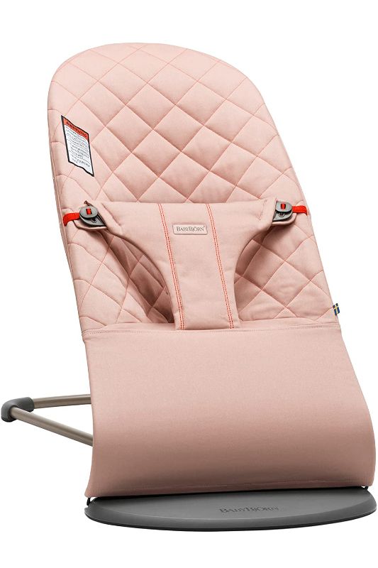 Photo 1 of BABYBJORN Bouncer Bliss, Old Rose, Cotton
