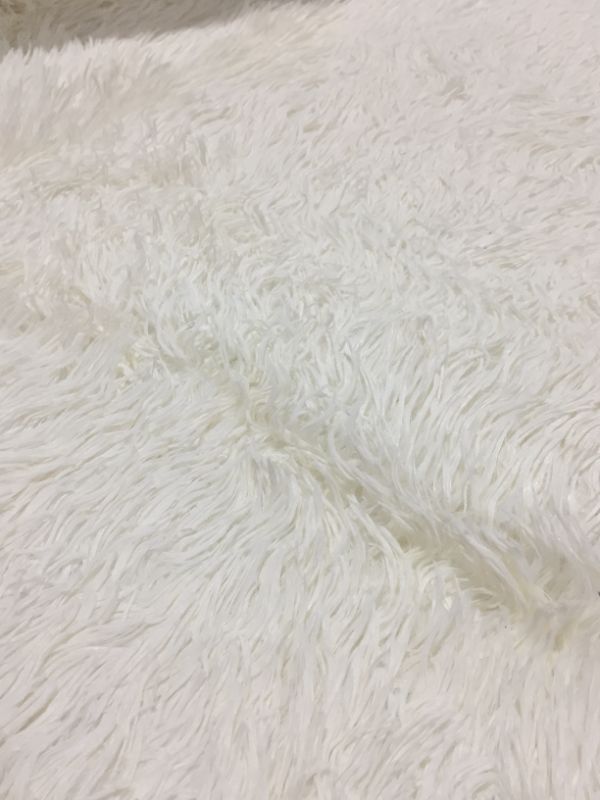 Photo 3 of [4ft x 6ft] Ultra Soft Fluffy Shag Rug with anti slip backing [White]