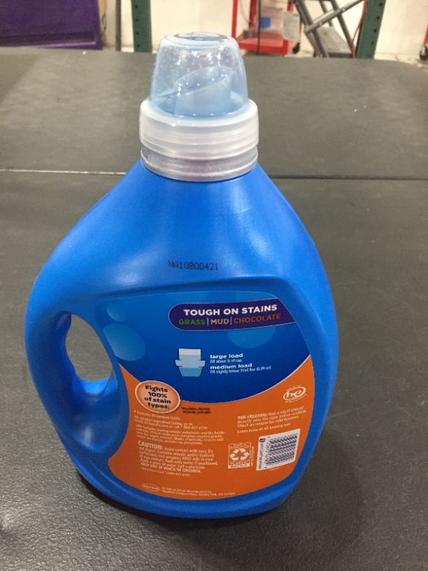 Photo 1 of all Liquid Laundry Detergent, Fights Tough Stains with OXI Power, 2X Concentrated, 90 Loads