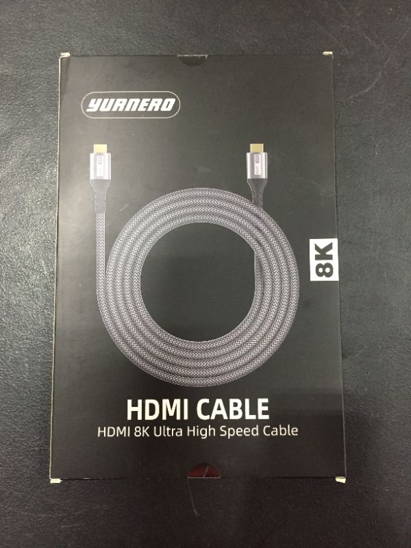 Photo 4 of HDMI 2.1 Cable 10ft, Yurnero 8K High Speed 48Gbps Ultra HD HDMI to HDMI Cable