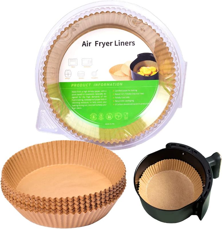 Photo 1 of Air Fryer Disposable Paper Liner, 6.3 inch Round, Non-stick- 50pcs 