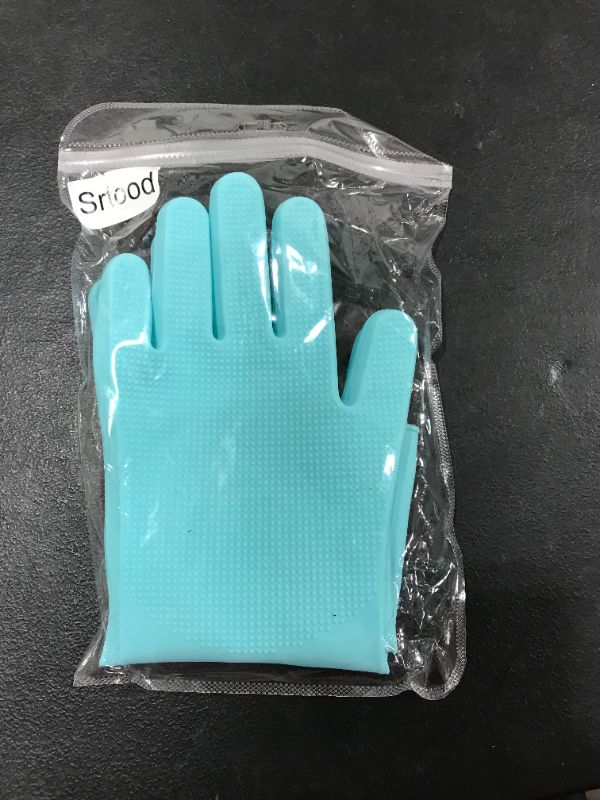 Photo 3 of Srtood Pet Grooming Magic Gloves with Adjustable Side Release Buckle Straps