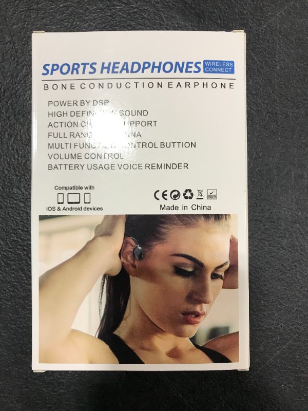 Photo 3 of Bone Conduction Headphones Bluetooth 5.0,Wireless