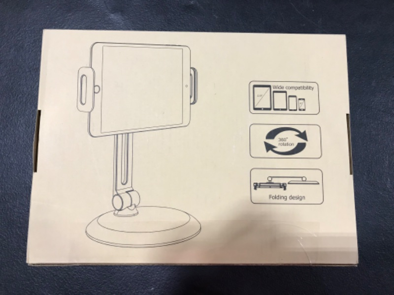 Photo 1 of Nulaxy Tablet Stand, Adjustable Tablet Holder with Heavy Metal Base