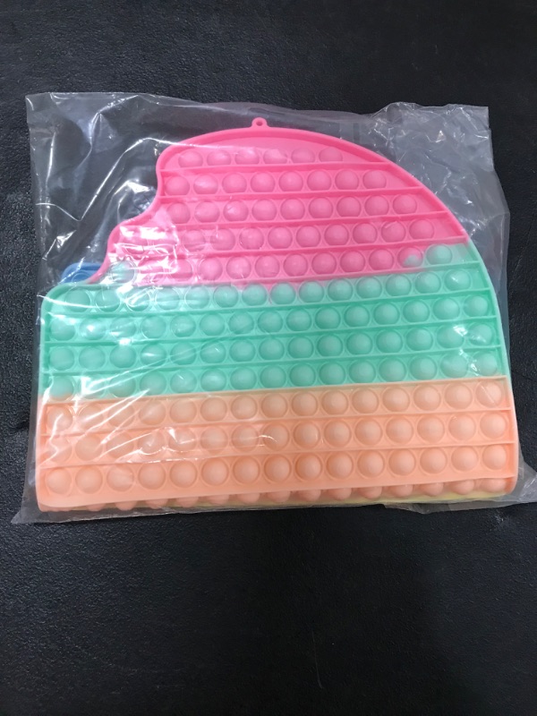 Photo 1 of Bubbles Biggest Jumbo Huge Pop Pops Poppers Sensory Toy, Super Big Extra Large XL Really Giant Mega Rainbow 