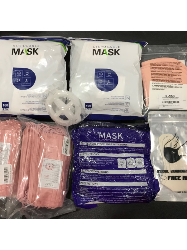 Photo 1 of Face Mask Bag Lot- 350+ pcs!!!!