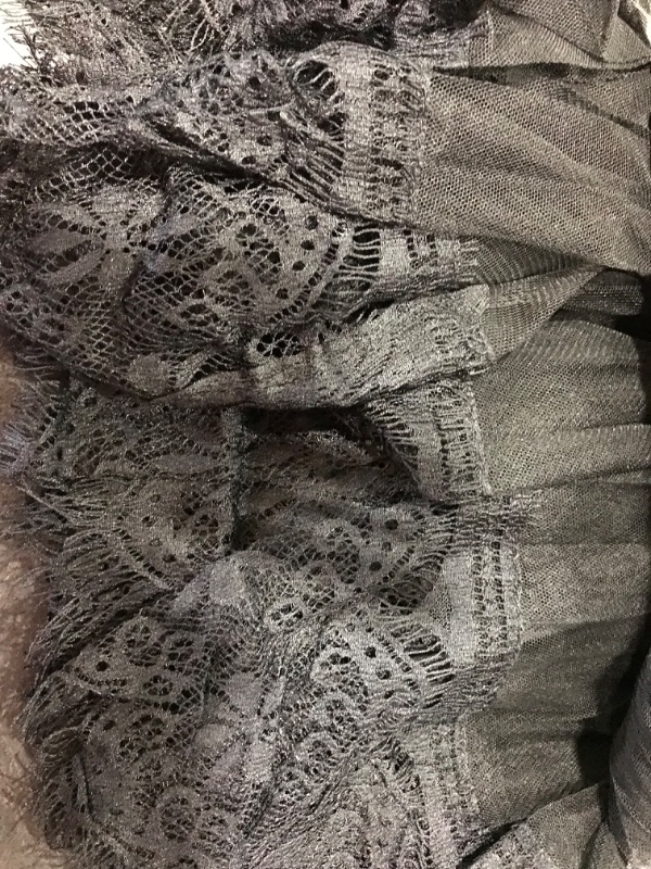 Photo 3 of [One Size] Dirholl Women's A-Line Fairy Elastic Waist Tulle Midi Skirt