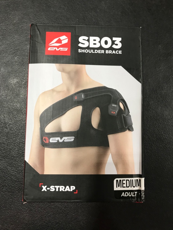 Photo 3 of [Size M]EVS SB03 MX Offroad Shoulder Brace Black LG 40-44" Chest, 13"-15" Bicep