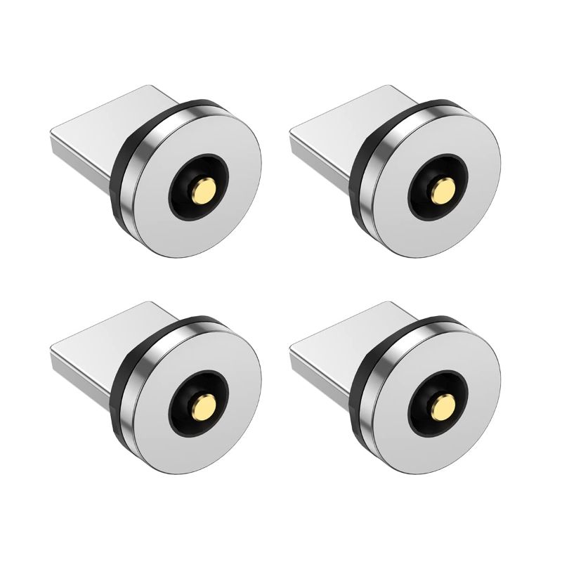 Photo 1 of FOCYO Connector Tip Heads 360° Rotating Magnetic Phone Adapter Tip for Iproduct (4 Pack)