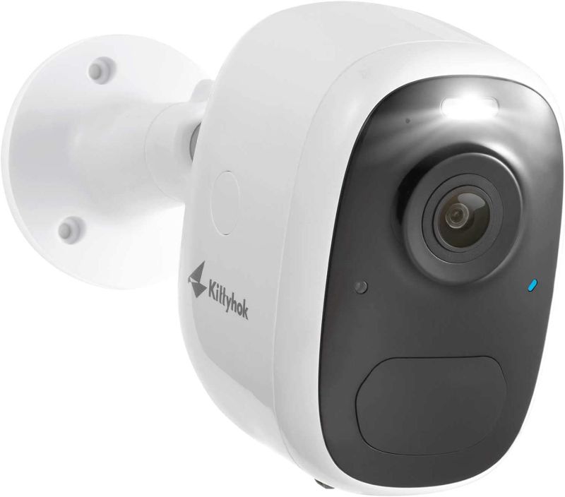 Photo 1 of 2K Outdoor Wireless Security Camera with Spotlight,  Smart Motion Detection, Siren Alarm, Weatherproof, 2-Way Talk, Cloud/ Micro SD Card