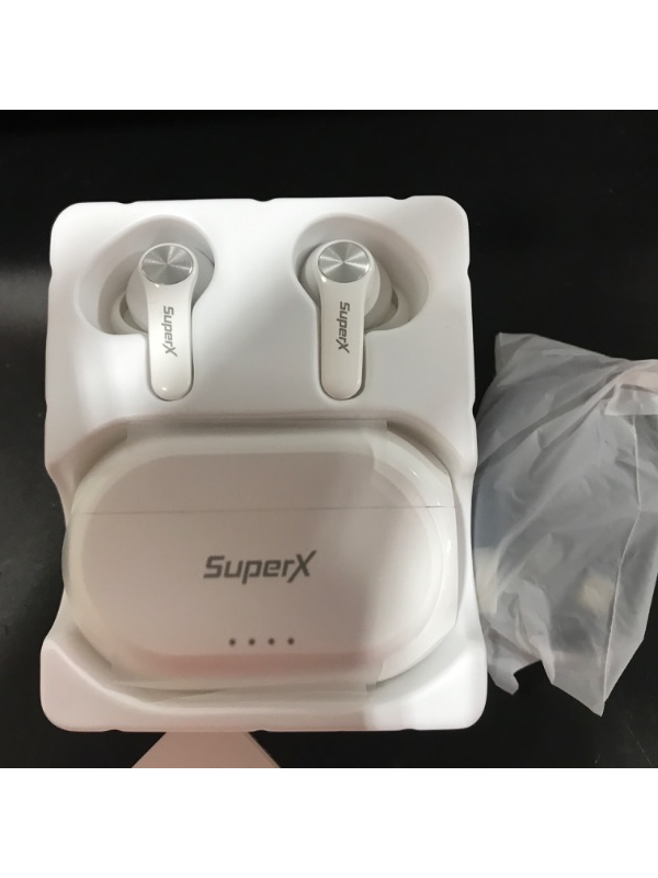 Photo 4 of SuperX Bluetooth 5.0 Wireless Earbuds with Charging Case IPX5 Sweatproof Headset/Headphones in Ear Built in Mic