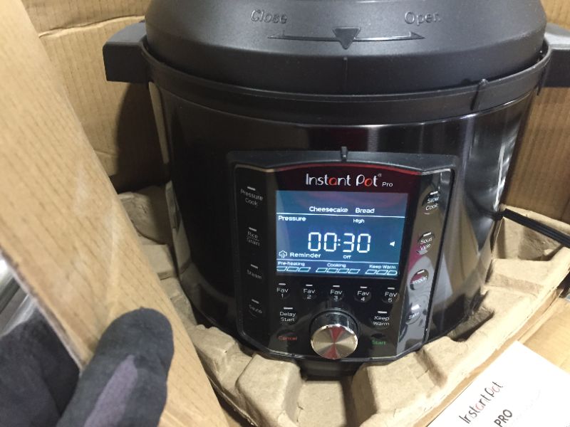 Photo 2 of Instant Pot 6 Qt. Matte Black Duo Pro Electric Pressure Cooker
