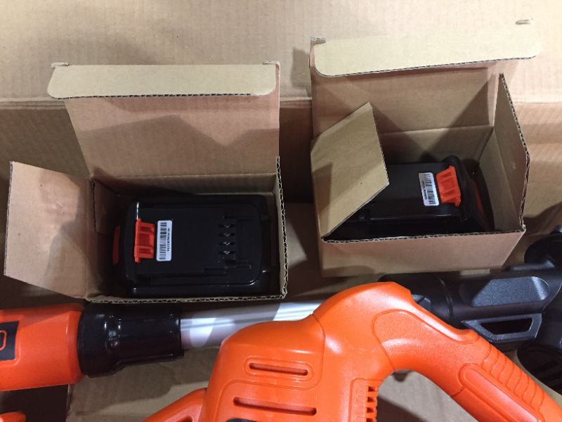 Photo 3 of 20V MAX Cordless String Trimmer/Sweeper Combo Kit (2-Tool) with (2) 1.5Ah Batteries and Charger Included
