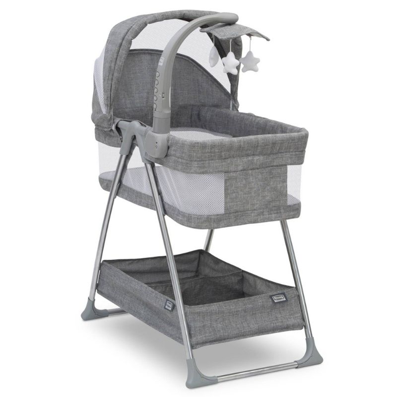 Photo 1 of Simmons Kids' City Sleeper Bassinet - Gray Tweed
