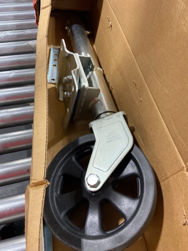 Photo 2 of CURT 28115 Marine Boat Trailer Jack with 8-Inch Wheel, 1,500 lbs. 11 Inches Vertical Travel