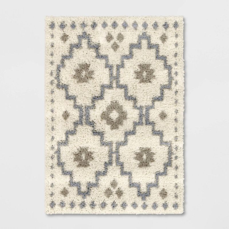 Photo 1 of 4'X5'6" Rowena Accent Rug Gray