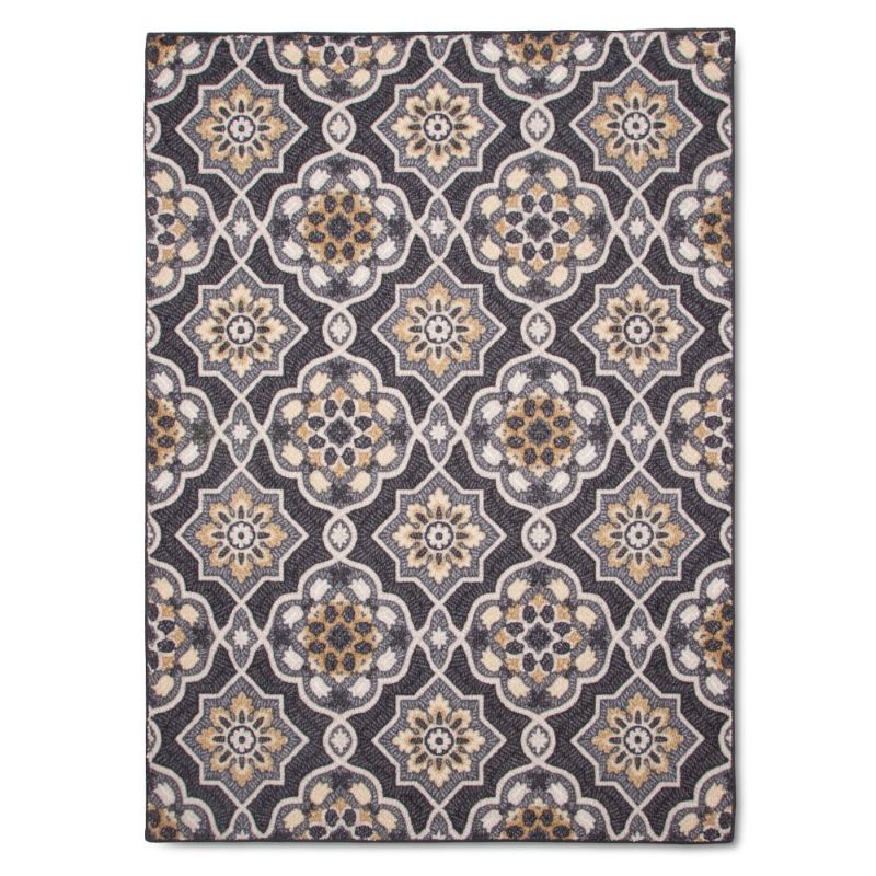 Photo 1 of 4'X5'6" Rowena Accent Rug Gray