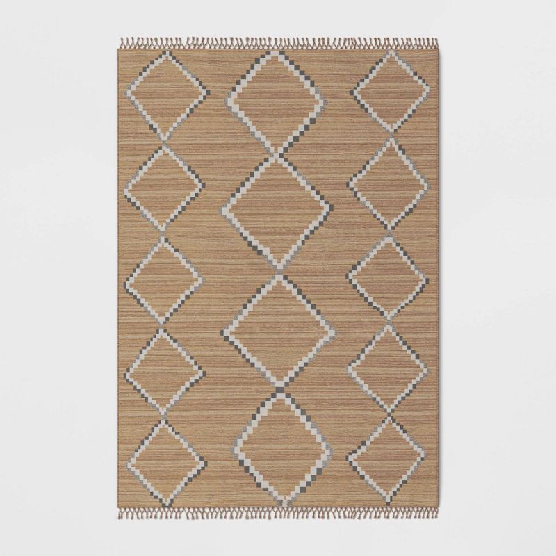 Photo 1 of 7' X 10' Soft Moroccan Tapestry Double Knot Fringe Outdoor Rug - Opalhouse™
