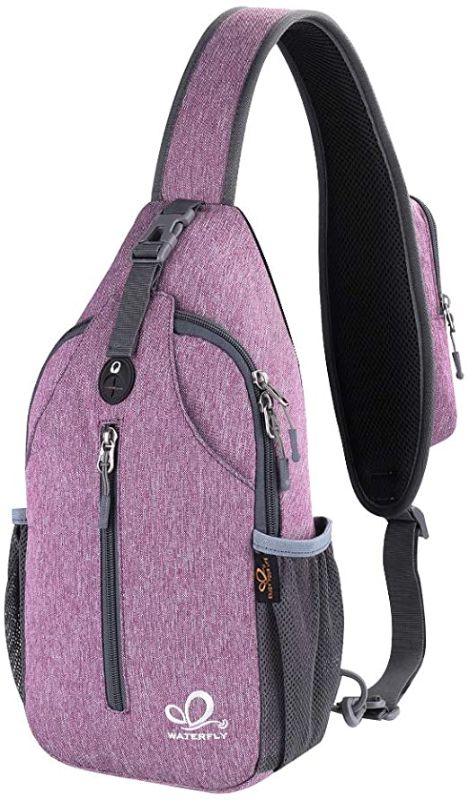 Photo 1 of WATERFLY Crossbody Sling Backpack Sling Bag Travel Hiking Chest Bag Daypack