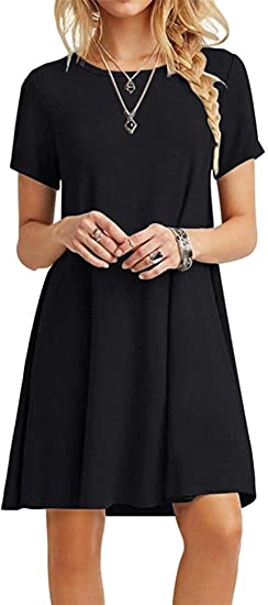 Photo 1 of MOLERANI Women's Casual Plain Simple T-Shirt Loose Dress

SZ- XL 