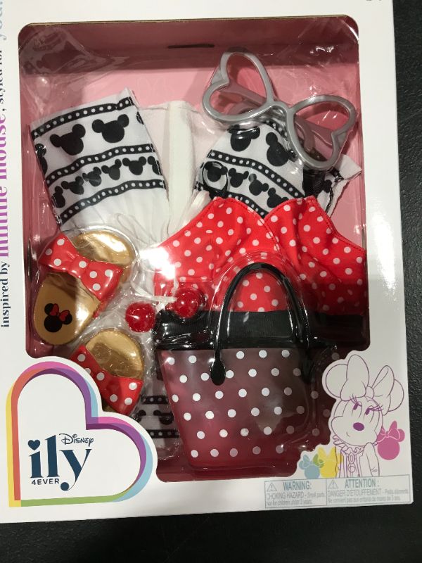 Photo 2 of Disney ILY 4ever Minnie Mouse Inspired Fashion Pack Doll Clothing 6 Pieces