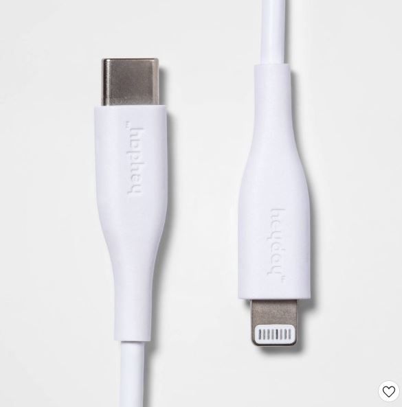 Photo 1 of heyday™ Lightning to USB-C Round Cable in GRAY