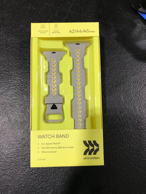 Photo 1 of All In Motion™ Apple Watch Silicone Band-Functional Gray