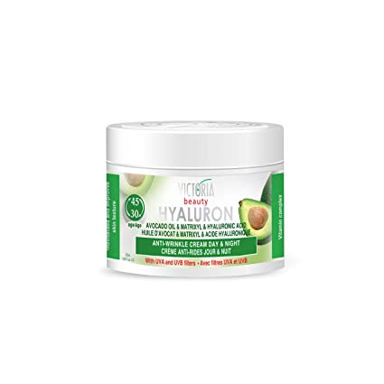 Photo 1 of Hyaluron Anti-Wrinkle Cream with Avocado Oil - for Mature Skin (Age 30+) - Intensive Natural Cream for Day & Night With UV Filters
