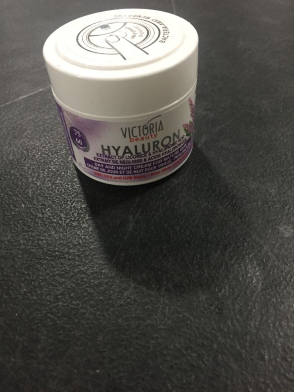 Photo 2 of Hyaluron Anti-Wrinkle Cream with Licorice Extract - for Mature Skin (Age 60+) - Intensive Natural Cream for Day & Night With UV Filters
