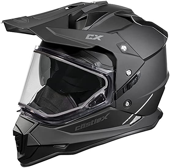 Photo 1 of CastleX Mode D/S SV Dual Sport Snowmobile Helmet in Matte Black, Size XX-Large
