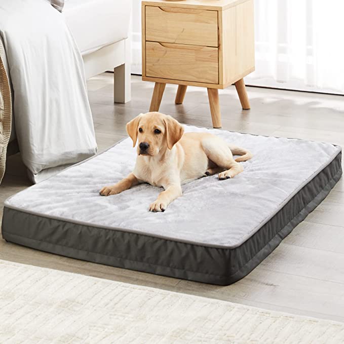 Photo 1 of BFPETHOME Large Dog Bed for Large Dogs ,Egg Crate Foam Large Dog Mattress ,Orthopedic Dog Bed with Removable Washable and Wear Resistant Cover and Nonskid Bottom