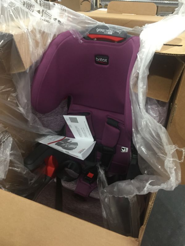 Photo 2 of Britax Grow with You ClickTight Harness-2-Booster Car Seat, Mulberry
