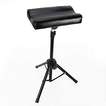 Photo 1 of BoTaiDaHong Tattoo Armrest Arm Bar Leg Rest Stand Sponge Pad Tripod Stand Height Adjustable Studio Chair Sponge Pad Tool 65-125cm for Studio Salon Tattoo
