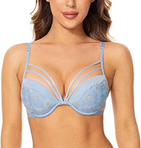 Photo 1 of Deyllo Women’s Push Up Underwire Bra Super Padded T-Shirt Bra Add Two Cups
38dd