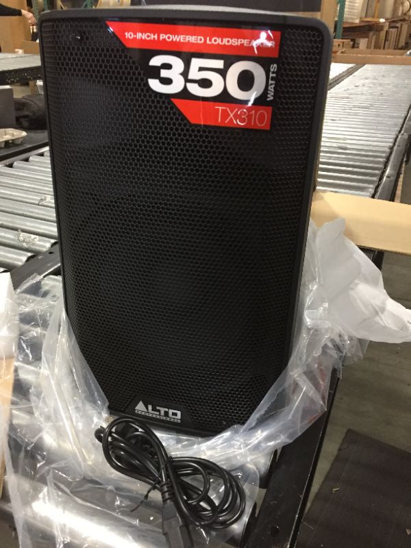 Photo 2 of Alto Professional TX310 – 350W Active PA Speaker with 10" Woofer for Mobile DJ and Musicians, Small Venues, Ceremonies and Sports Events
