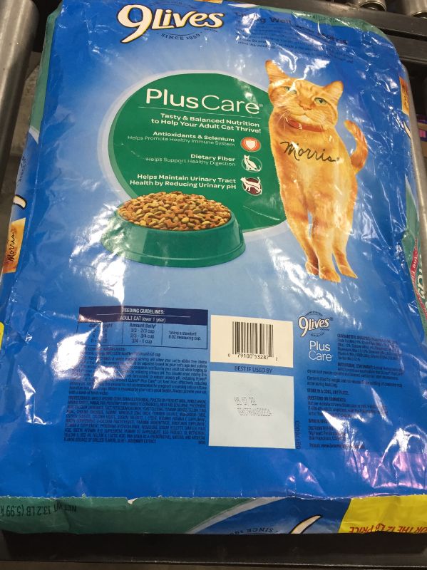 Photo 2 of 9Lives Plus Care Dry Cat Food, 13.3 Lb (Discontinued by Manufacturer)
