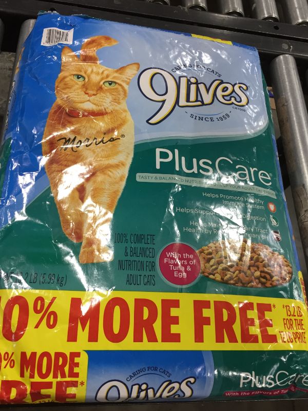 Photo 2 of 9Lives Plus Care Dry Cat Food, 13.3 Lb (Discontinued by Manufacturer)
