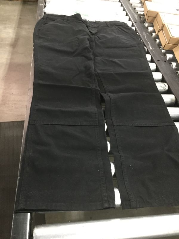 Photo 2 of Carhartt Women's Crawford Original Fit Double-Front Pants Black, 16 - Ms Casual Pants at Academy Sports
