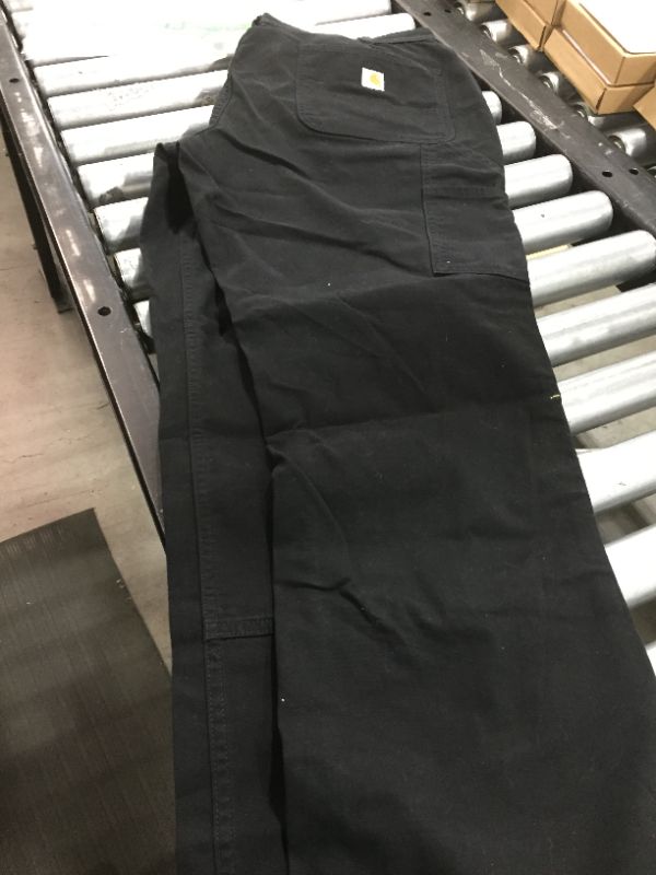 Photo 3 of Carhartt Women's Crawford Original Fit Double-Front Pants Black, 16 - Ms Casual Pants at Academy Sports
