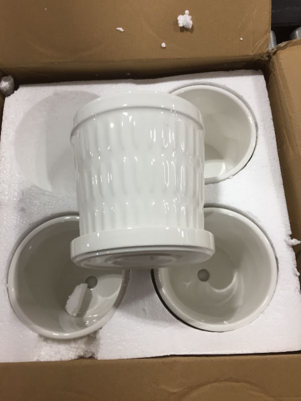 Photo 1 of 4 pack - white vase