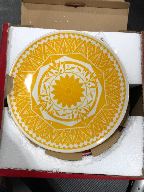 Photo 2 of Annovero Dinner Plates, Set of 6 Porcelain Plates, 10.5 Inch Diameter
