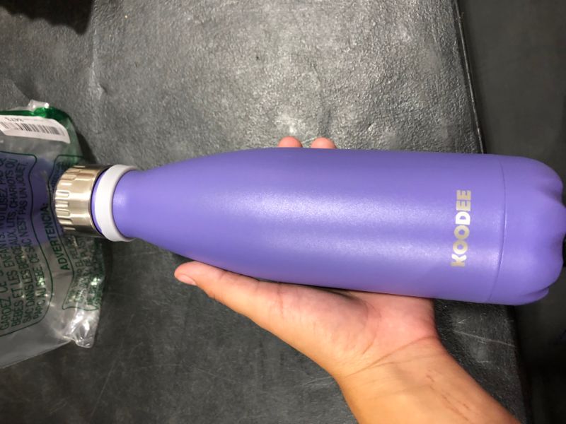 Photo 1 of 17 oz Stainless Steel Water Bottle, Double Wall Vacuum Insulated Sports Water Bottle,BPA Free