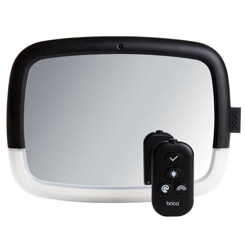 Photo 1 of Munchkin Brica Nightlight Pivot Baby in-Sight Car Mirror Black
